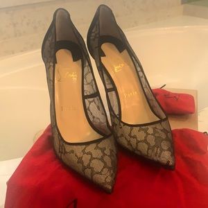 Christian Louboutin Pigalace 100 Dentelle size 38